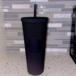 24oz Studded Black Starbucks Tumbler